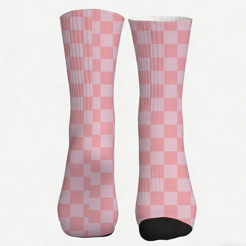 Image of Checkered Socks, Cute Socks for Women for Travel, Running, Daily