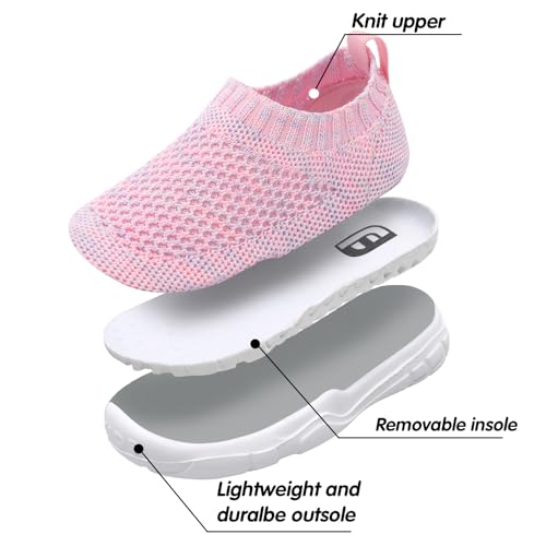 Image of JOINFREE Toddler Boys Girls Sneaker Slip On Shoes Kids Lightweight Breathable Walking Shoes
