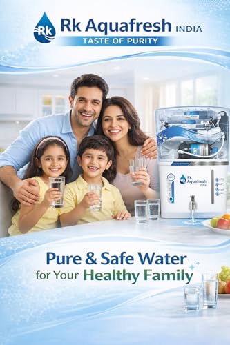 Image of Rk Aquafresh India Premium Alpha Premium Series(Ro+uv+uf+Alkaline+Zinc+Calcium+Tds Adjuster) High Tds 100Gpd Membrane Best For Home & Office Ro Water Purifier 1Year Warranty (White)