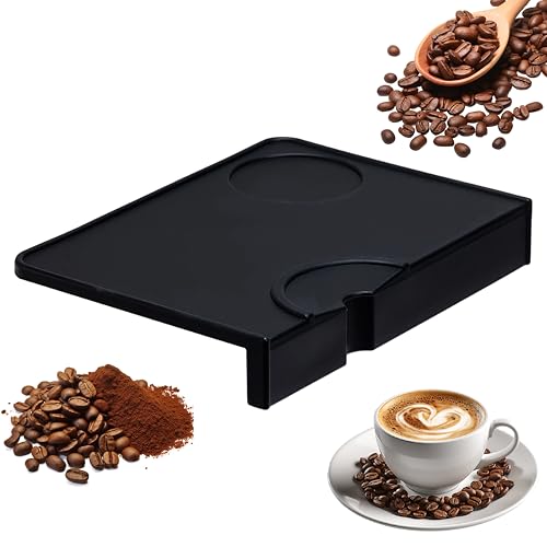 NESTIP Tampermatte Silikon Espresso Tamper Anti Rutsch Stampfmatte Kaffee Unterlage Kaffeemaschine Barista Zubehör Wasserdicht und Hitzebeständig