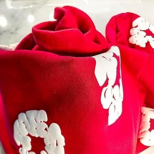 Y2K Graphic Flower Print Hoodie Sweatpants Set, Oversized 2 Piece Streetwear Tracksuit for Men Women, Casual Pullover Outfit - Image 5