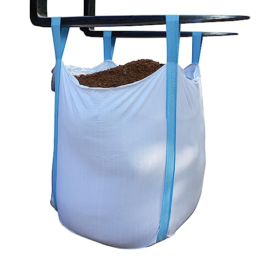 JINYUANDI 2 Pack FIBC Bulk Bag, Flexible Bulk Bags1.5 Ton Bag, 35