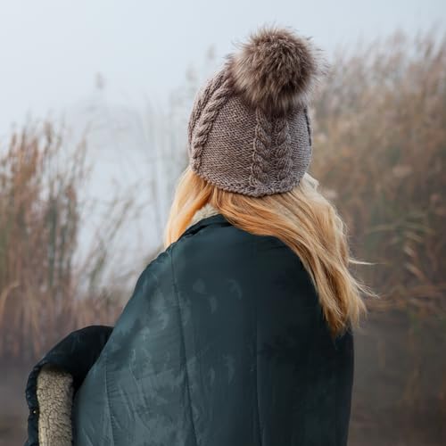 Kawagebo Kamp FLEECE CAMPING BLANKET, FOREST Outdoor Camping Blanket thumb #2