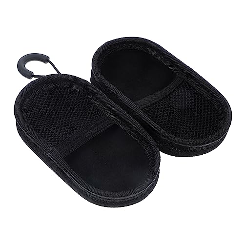 ibasenice Guitar Tuner Storage Case Hard Shell Eva Cover Small Travel Case for Acoustic Guitar Electronics Organizer Cable Cord Organizer