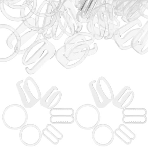 Clips de soutien-gorge nylon réglables lot de 240 pièces mercerie pour bretelles et tops