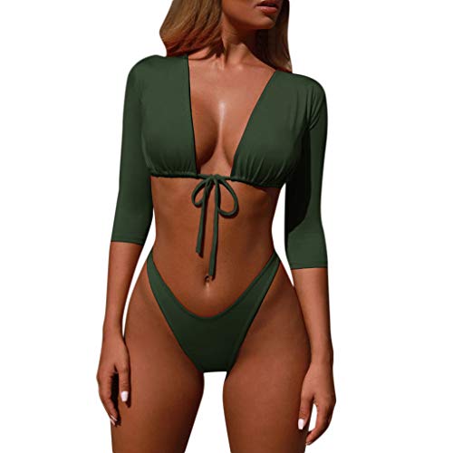 iYmitz Mode Sommer EIN Stück Badeanzug Monokini Swimwear Beachwear Push up Bikini Strandmode Solide Badeanzug