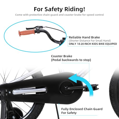 image for JOYSTAR 20 Inch Kids Bike for Age 7-10 Girls Boys Bikes 7 8 9 Years Ol