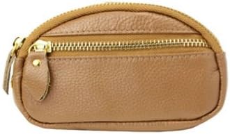 Amazon 革 ころんとかわいい11カラー ポーチ おしゃれ トリプルファスナー付きで使いやすい 化粧ポーチ 小物入れ アイボリー ポーチ