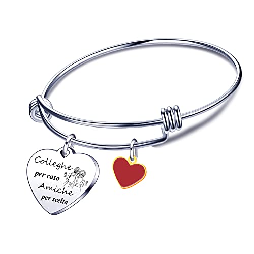 JRZDFXS Regalo Colleghe Bracciale Collega Regalo di Amicizia Colleghi...