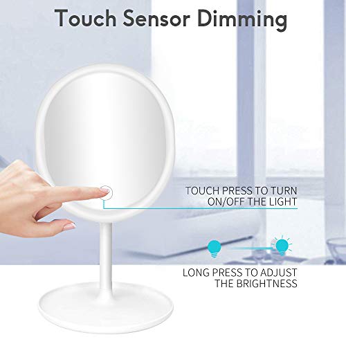 Espejo para Maquillaje Redondo con Luz y Aumento 5X miniatura 3