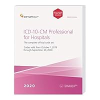 ICD-10-CM Professional for Hospitals with Guidelines 2020 1622545206 Book Cover