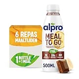 Alpro Boisson Substitut de Repas Choco-Banane 500ml – 6 x 500g - Repas Complet à Boire