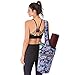 YUYUFA Fashion Yoga Mat Bag Canvas Large Size Zipper Pocket Fit Most Mats Tote Sling Fitness Supplies(D)