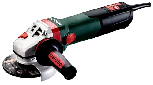 metabo Winkelschleifer WEBA 17-125 Quick - 1700 W, 125 mm - Werkzeugloser Scheibenwechsel, Autobalancer, Anti-Vibration, Scheibenbremse, Sicherheitskupplung - Profi-Gerät für Industrie & Handwerk