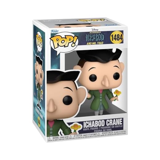 Funko Pop! Disney: SH – Ichabod Crane ​Crane - The Legend of Sleepy Hollow 1949 - Figura de Vinilo Coleccionable - Idea de Regalo- Mercancia Oficial - Juguetes para Niños y Adultos - Movies Fans