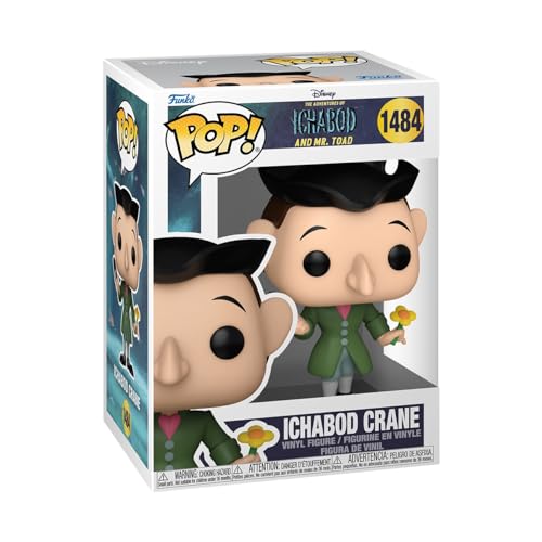 Funko Pop! Disney: SH – Ichabod Crane ​Crane - The Legend of Sleepy Hollow 1949 - Figurine en Vinyle à Collectionner - Idée de Cadeau - Produits Officiels - Jouets pour Les Enfants et Adultes