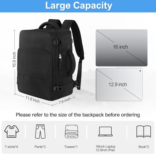 Sinaliy Travel Backpack for Men Women の商品画像 4