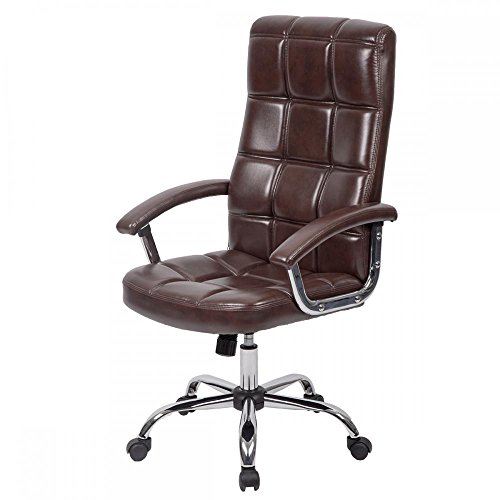 High Back Executive Office Chair PU Leather Computer Desk Ergonomic Chair Computer Desk