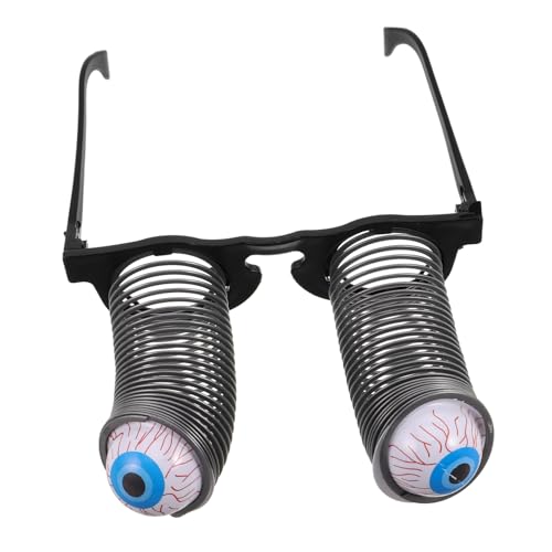 FOMIYES Halloween Drooping Eyeball Glasses Funny Spring Eyeball Costume Eyewear for Halloween and Favors Scary Props for Costumes and Celebrations