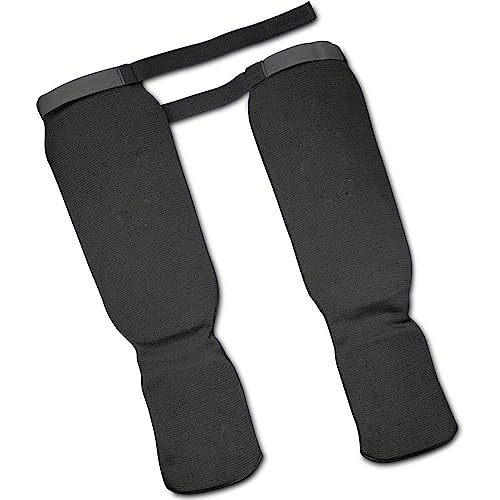 image for Aymorder Black Sports Boxing Shin Guards, Boxing Karate Protective Gea