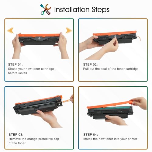 Cool Toner 069H 069 Kompatible Tonerkartusche für Canon 069H 069 i sensys MF752cdw ImageCLASS MF751Cdw MF753Cdw MF752Cdw MF756Cx LBP673Cdw LBP674Cx (Schwarz Cyan Gelb Magenta, 4-Packs)