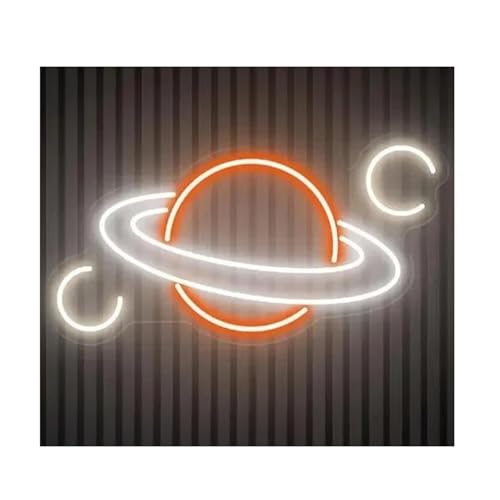 Enseigne lumineuse Saturne, le cadeau parfait pour décorer une chambre d'enfant