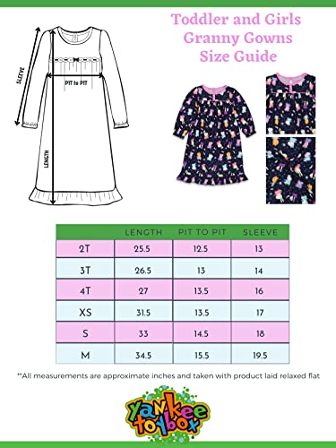 Peppa Pig Girls Toddler Flannel Granny Gown Nightgown (4T, Navy) #TOP1