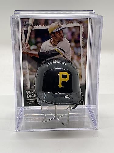 Pittsburgh Pirates Batting mini Helmet Shadowbox w/Roberto Clemente card