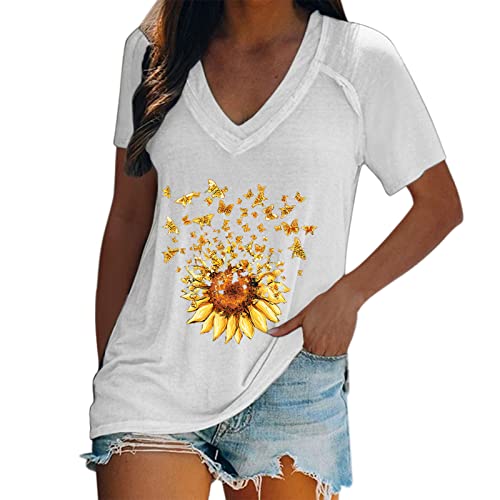 Blouse Tees Neck Tops Ruffle 3/4 Sleeves Tie Knot Blouses Button Down Shirts Women Tunic Topstees Pullovers Drawstring Blouses Tshirt Button Linen Zipper Hoodies V-Neck Short Sleeves #TOP6