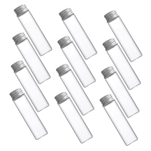 Mini flacons verre avec bouchons en aluminium de MAGICLULU pour échantillons 50 pièces