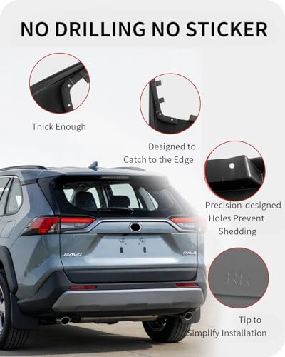 Image of Mud Flaps Compatible with Toyota RAV4 2019-2023, No Drilling Needed, 4PCS Front & Rear Splash Guards, OEM Style Mudguards for Wheel Liner Fenders, All-Weather Protection