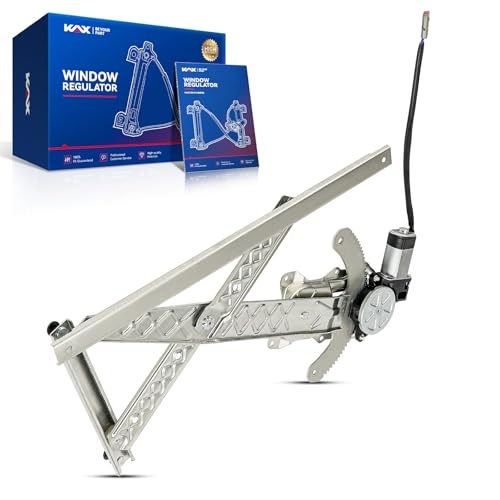 Image of KAX Front Left Power Window Regulator w /Motor Fit for Expedition 1997-2002 | for Ford F-150 2001,Lincoln Navigator 1998-2002 Front Left Driver Side 741-872 Power Window Lifter(2-Pin)