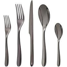 Christofle Lame Black Stainless Steel 20-Piece Service for 4 Flatware Set #2327187