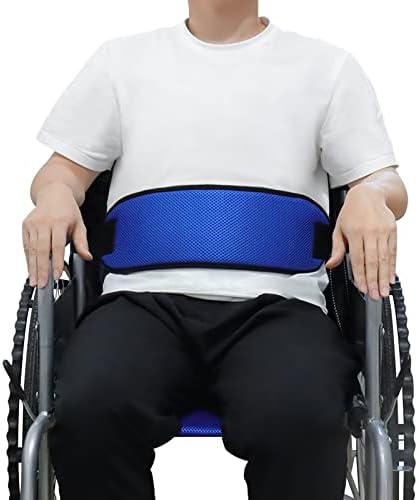 Wheelchair Seat Belt Restraint Adjustable Wheelchair Seat Belts are Used to Take Care of Patients, Cushion Harness Straps with Easy Release Buckle