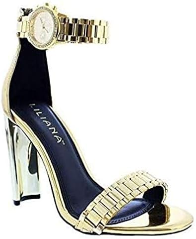 Amazon.com: Liliana - Sandalias de tacón alto para mujer : Ropa, Zapatos y  Joyería