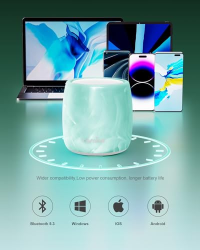 Image of Waterproof Speaker, Small Bluetooth Speaker with Stereo Sound and Robust Bass, Mini Speakers with Hands-Free Call, IPX7 Waterproof, Portable Speakers for Shower, Indoor & Outdoor, Gift for Men, Women