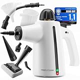 ProfiCare® Dampfreiniger Handgerät | 3,7 bar | säubert entfettet desinfiziert | 105°C | Auto, Küche, Bad, Polster | 1050W | mit 5m Kabel & Zubehör | Steam Cleaner | Handdampfreiniger | PC DR 3145
