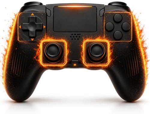 Genérico Controle Compatível com PS4, PC, Notebook e TV, 4 em 1 S...
