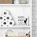 Funny Bathroom Decor Welcome to the Bathroom A Cat Will Be with You Shortly Wooden Box Sign Black Cat Sign for Home Restroom Shelf Tabletop Desk 5 X 5 Inches