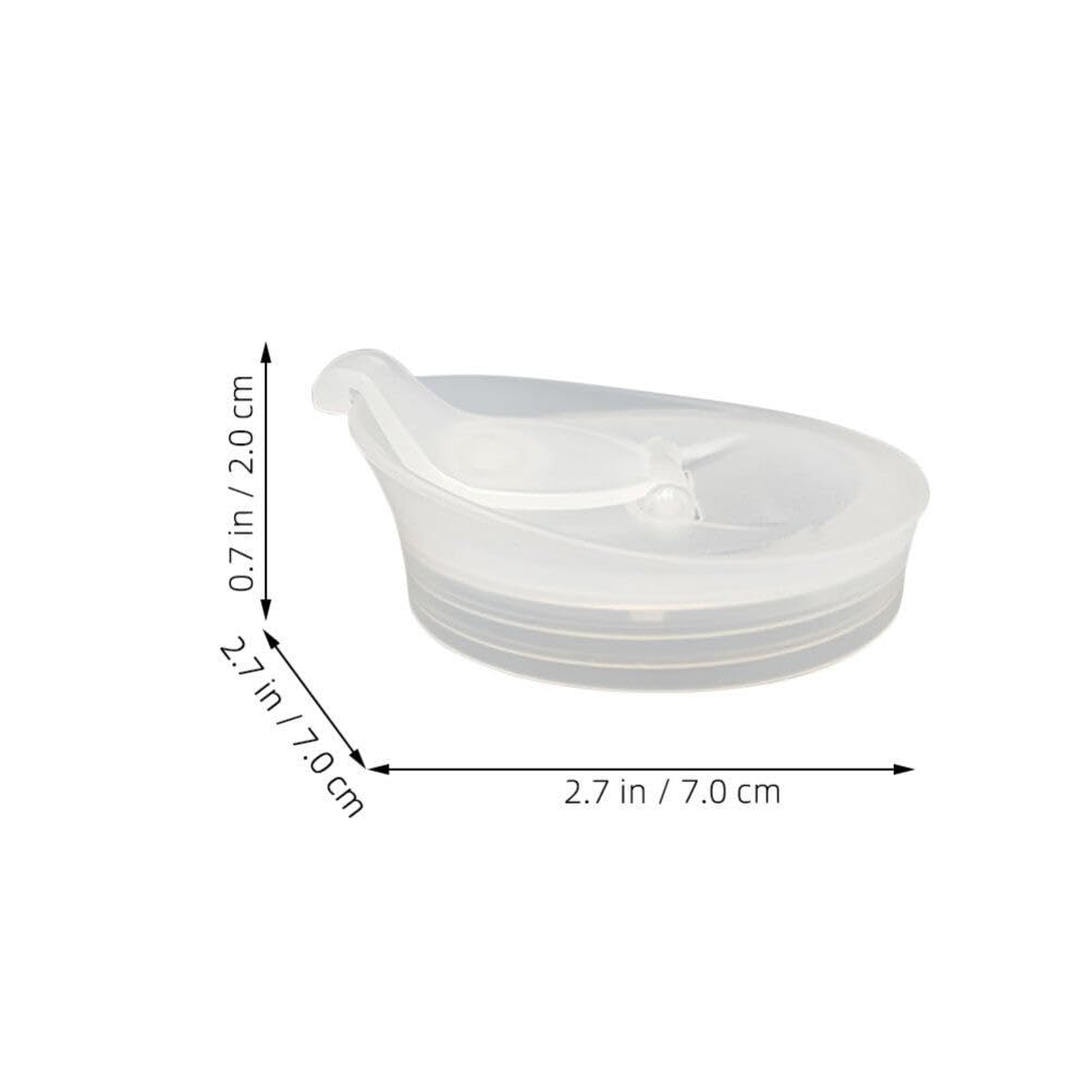 Alipis 5Pcs White Plastic Water Pitcher Lids, Universal Replacement Caps for Glass Jugs, 2.75 Inch, Food-Grade Pp Material, Octagonal Design, Easy to Clean, Ideal for Home Use