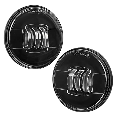 Eagle Lights 8700Bg2Pkr-G2 7" Led Headlight With Led Spot/Passing Light Kit For Harley Davidson And Indian Motorcycles - Generation Ii/Black Kit/Add Adapter Ring #TOP6