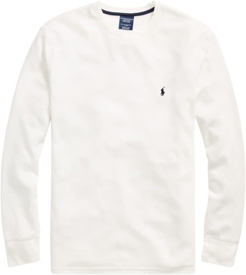 Polo Ralph Lauren Mens Shirt Waffle Thermal Crewneck Undershirt White 3XL