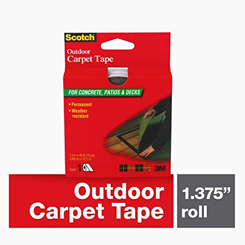 Scotch Outdoor Carpet Tape CT3010, 1.375 in x 13.3 yd