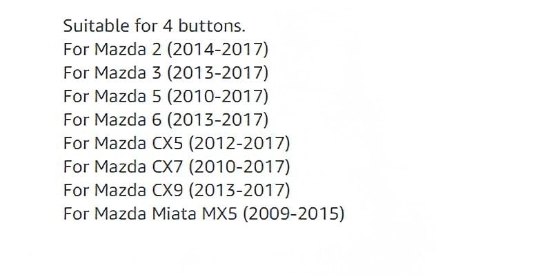 Couvre clef Mazda pour protéger votre télécommande au quotidien - 4