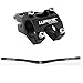 MTB Stelo Manubrio 31,8mm Lega di Alluminio + Manubrio Piatto 780mm Anodizzato per Mountain Bike Ciclismo