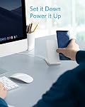 Anker 313 Chargeur sans fil (Stand), certifié Qi pour iPhone 15/14 / 13/12 / 11 / X / 8, 10W Max pour Galaxy S23 / S22 / S21, Micro-USB (9V / 2A Adaptateur requis, non inclus)