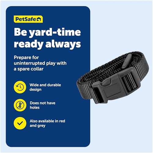 PetSafe 3/4 Inch Replacement Collar Strap, Black | No-Holes, Compatible with Many PetSafe Bark, Wireless Fence, In-Ground Fence, and Pawz Away Collars, Fits Necks 6-28 In - image 4