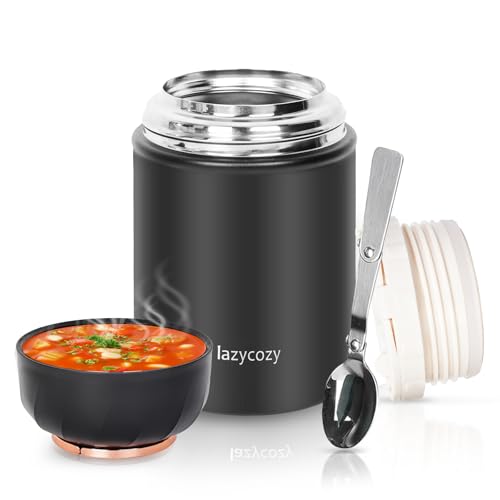 Lazycozy 17oz Thermos Food Container