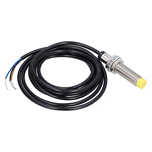 Proximity Switch Sensor, 3 Wire Approach Sensor DC6-36V, High Sensitivity Accessory for Detecting Sensing, Oil Proof Steel Proximity Switch for CNC Machine Equipme (TOSD-04-501A NPN normally