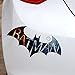 JZLMF Autocollant de Voiture avec Logo de Chauve-Souris réfléchissant Autocollant de Voiture à gratter Batman à Jet d'encre